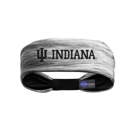 Indiana Hoosiers Tigerspace Headband in Grey - Front View