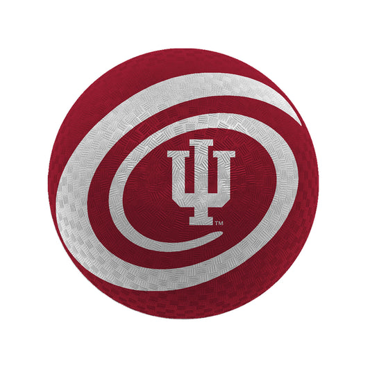 Indiana Hoosiers Playground Ball in Crimson and White - Front View