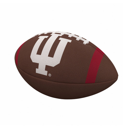 Indiana Hoosiers Full Size Football in Brown - Front View