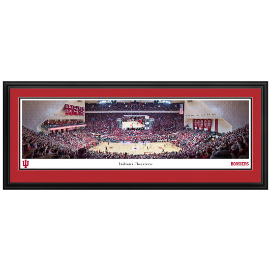 Indiana Hoosiers Assembly Hall Deluxe Frame New Panorama - Front View