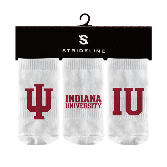 Indiana Hoosiers Baby Socks 3-Pack - Front View