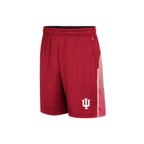 Youth Indiana Hoosiers Max Shorts in Crimson - Front View