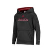 Youth Indiana Hoosiers Athletic Hood in Black - Front View
